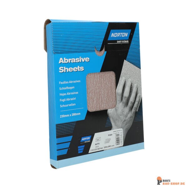 nortonschleifmittel/NORTON_schleifmittel_63642585742 Standard Sheets Norton PRO 230.00x280 Grit 280_137567